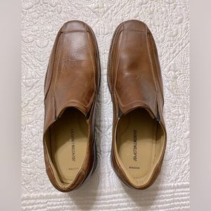 Johnston & Murphy Mens Sheepskin Loafers Brown Size 11.5